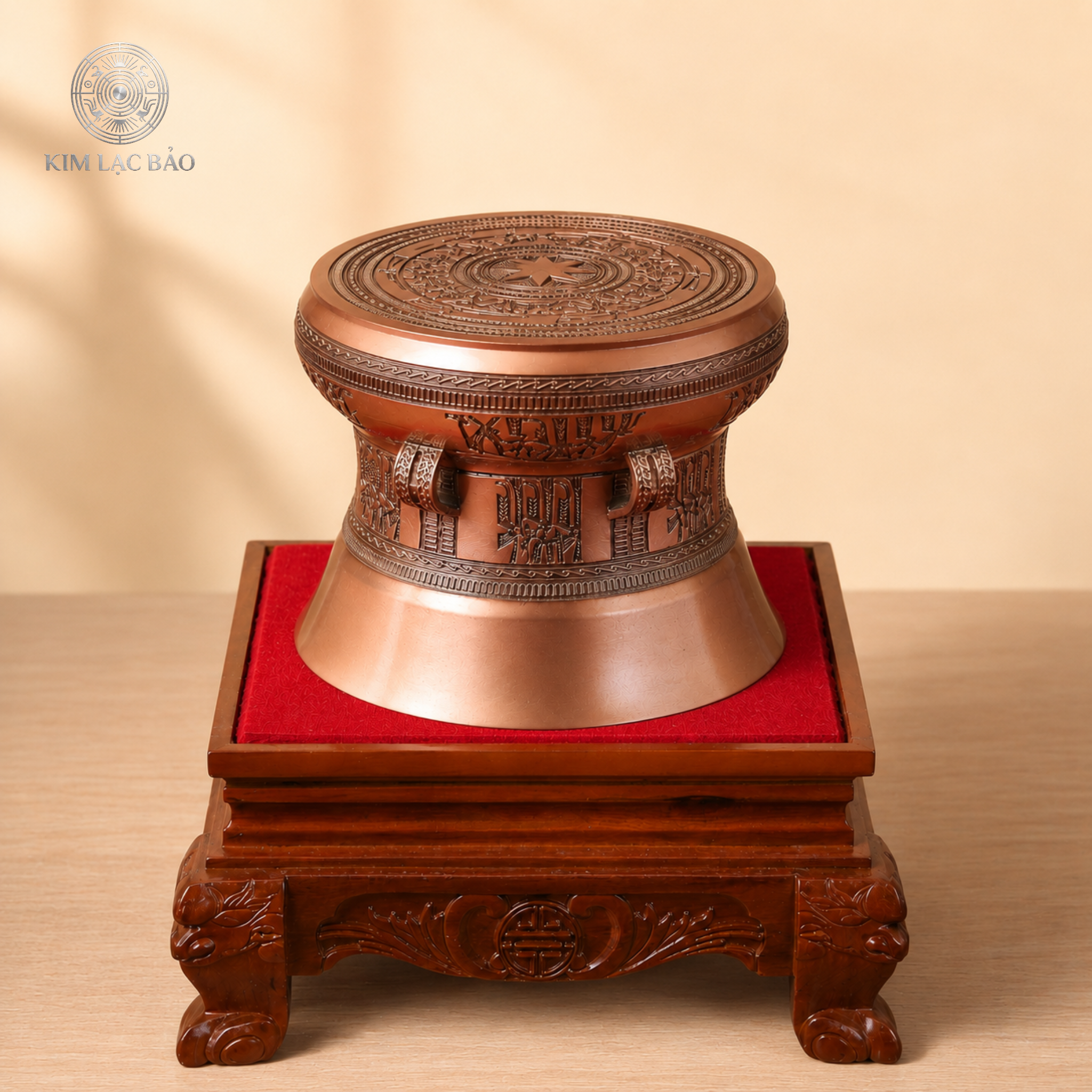 Quả trống đồng Ngọc Lũ 50 cm