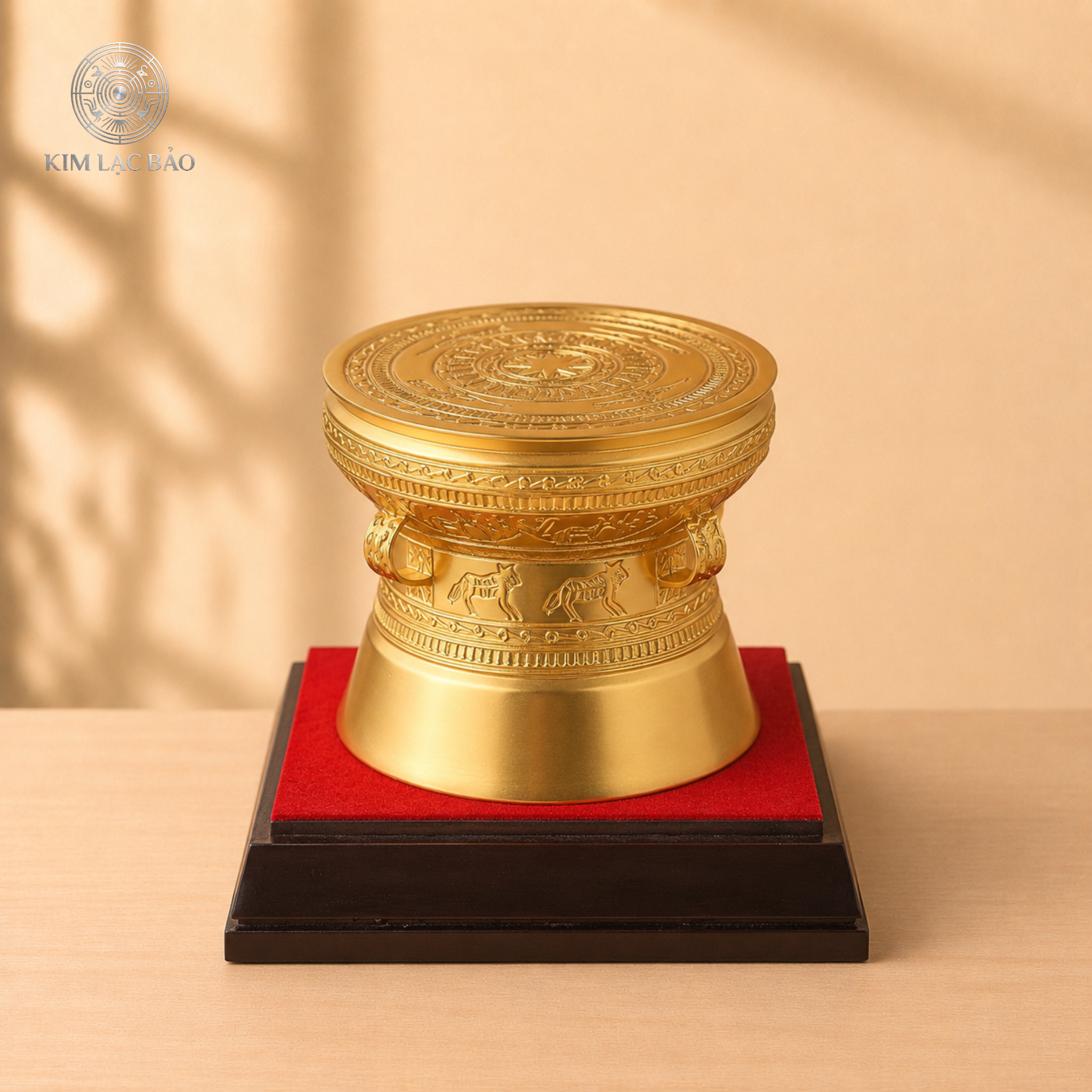Quả trống đồng lưu niệm 12 cm
