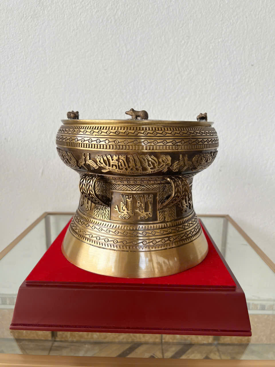 Quả trống đồng lưu niệm 10 cm