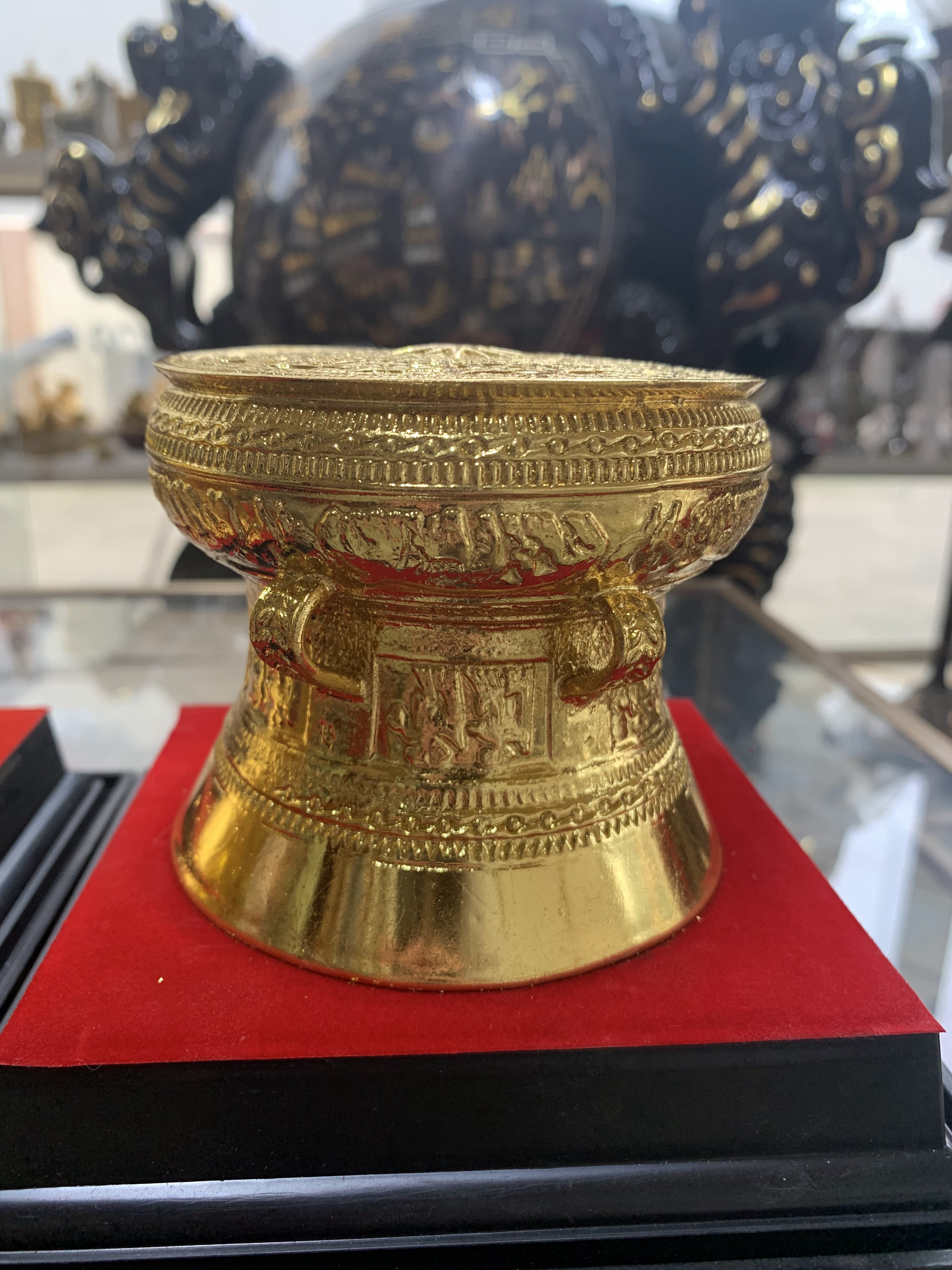 Quả trống đồng lưu niệm 10 cm