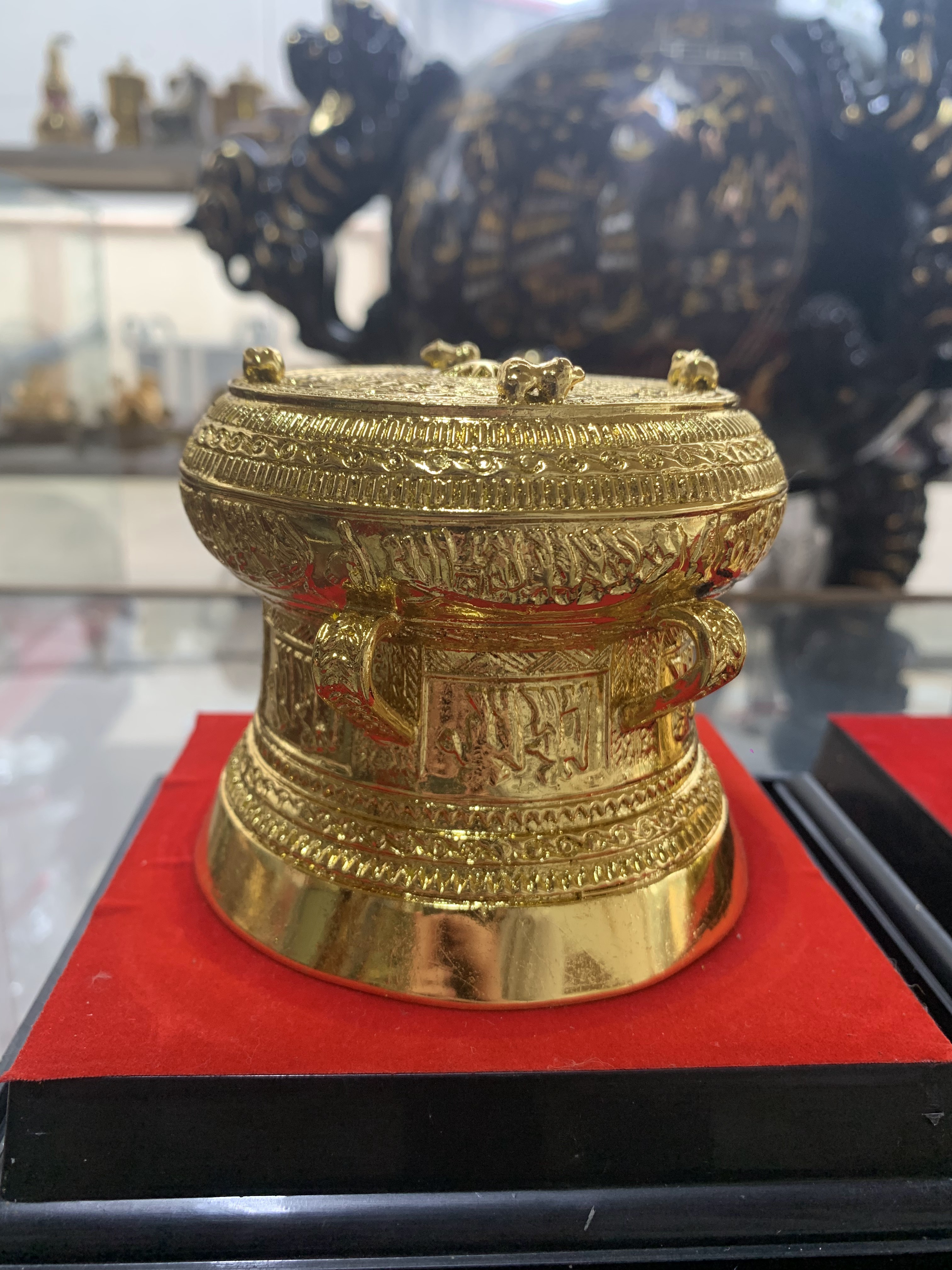 Quả trống đồng lưu niệm 12 cm