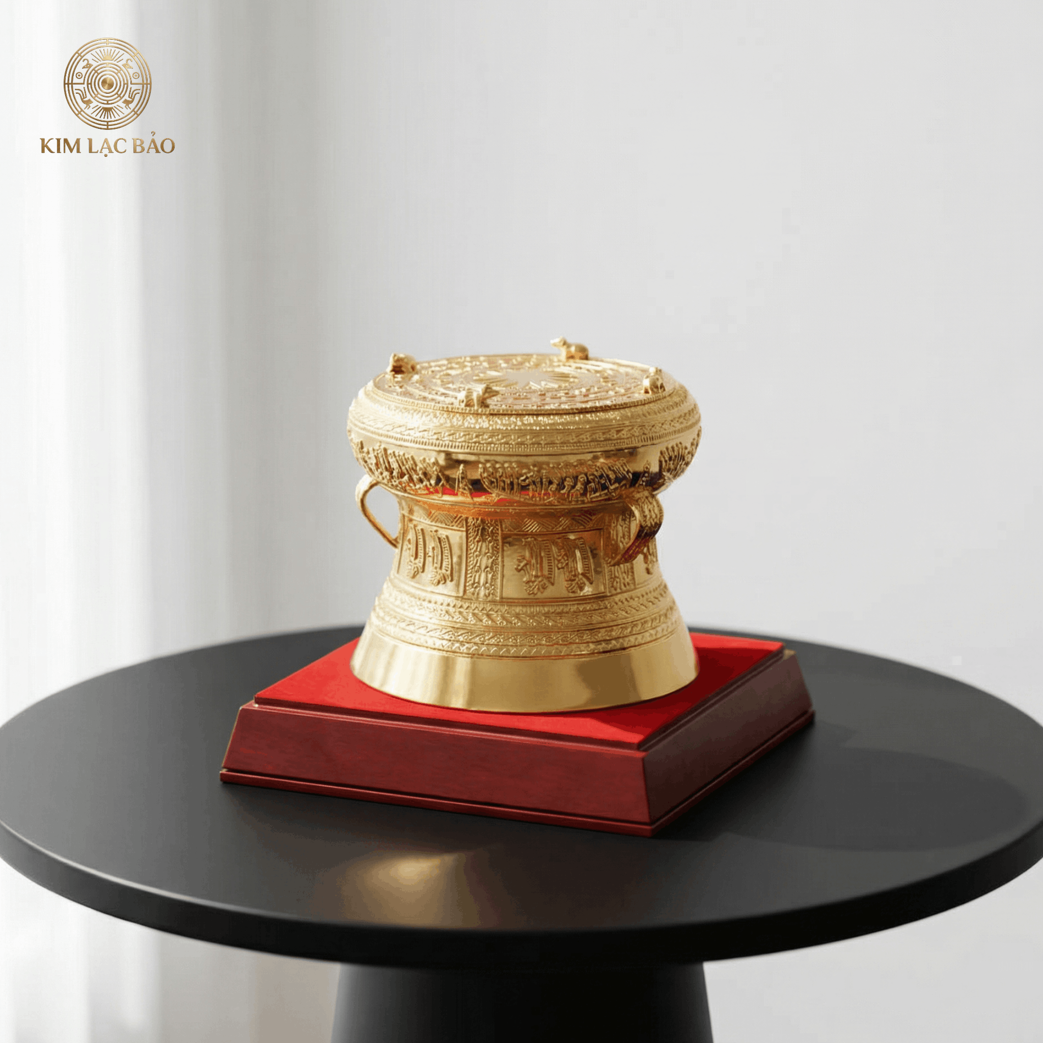 Quả trống đồng lưu niệm 15 cm