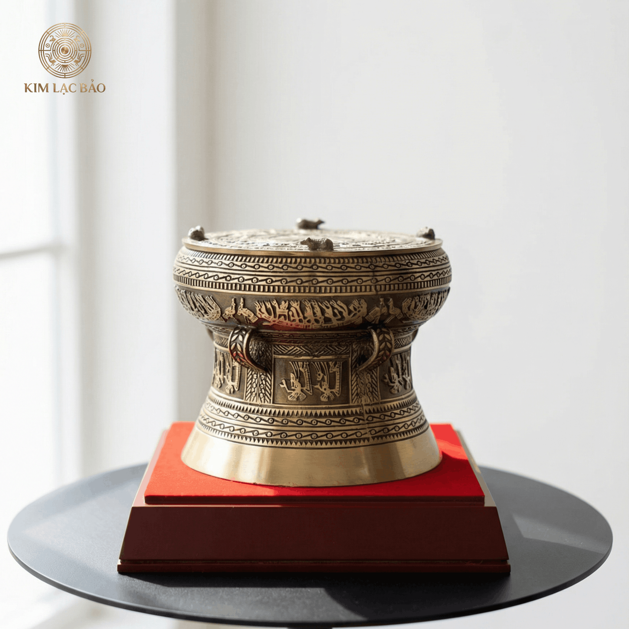 Quả trống đồng lưu niệm 20 cm