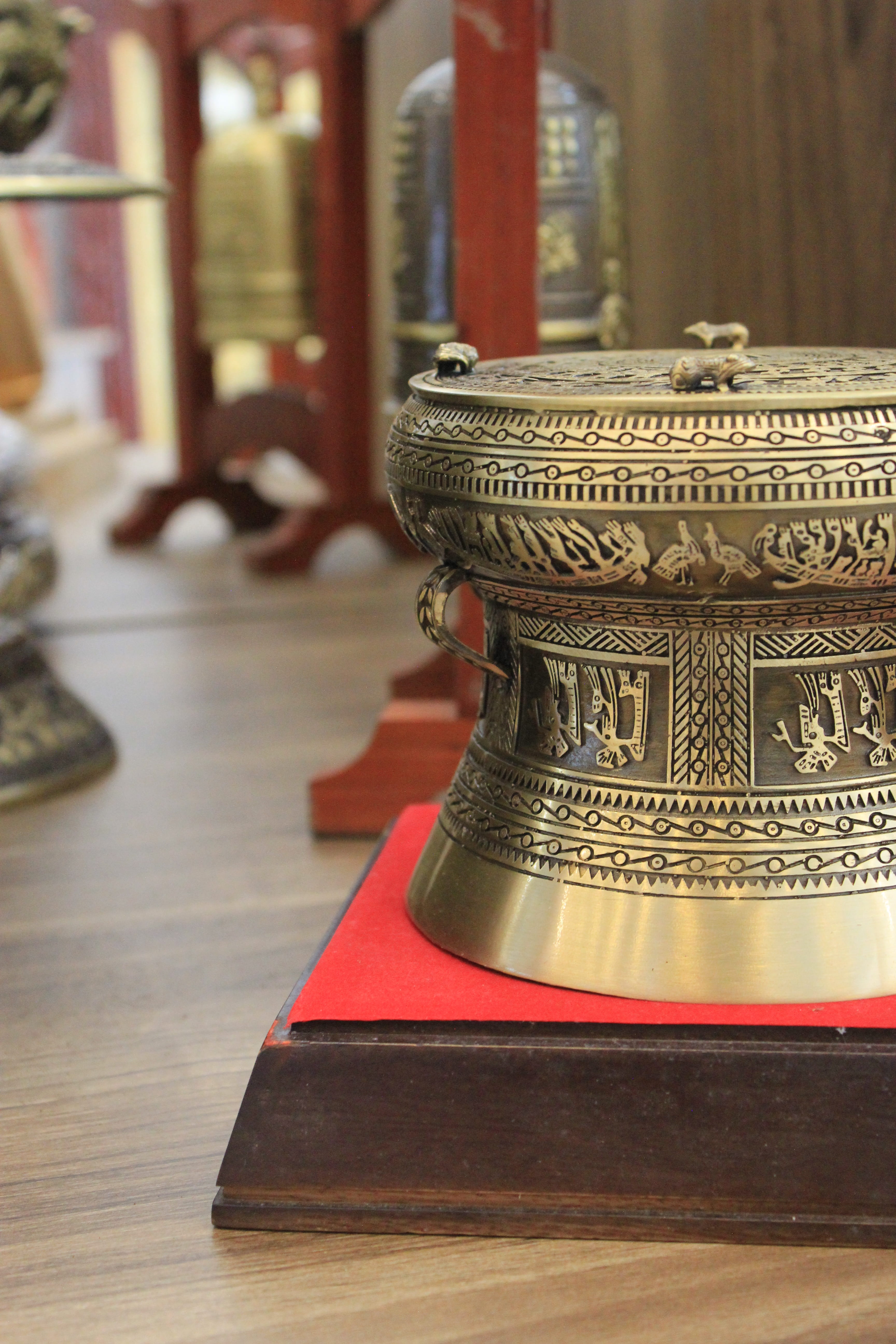 Quả trống đồng lưu niệm 20 cm