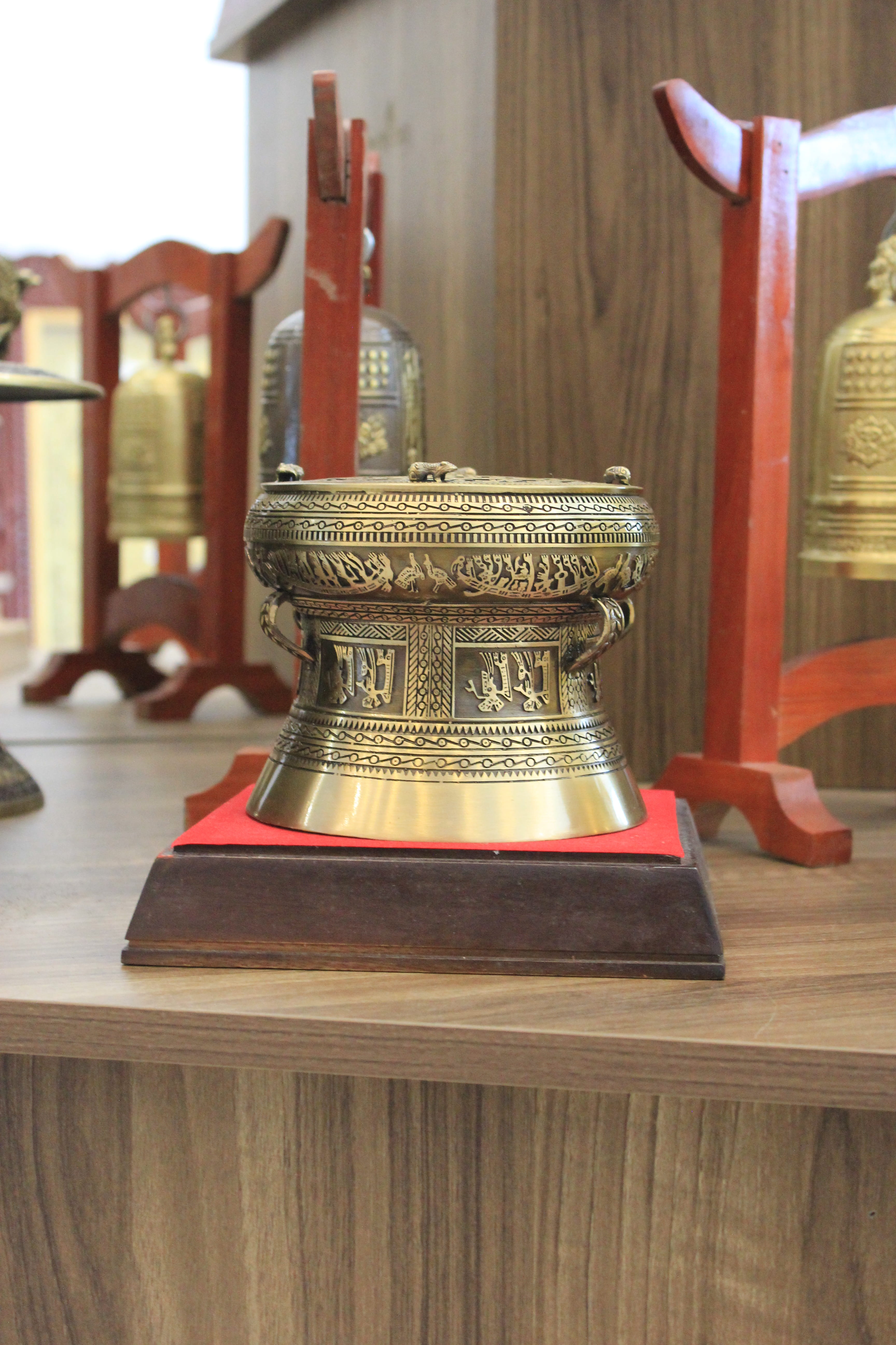 Quả trống đồng lưu niệm 20 cm