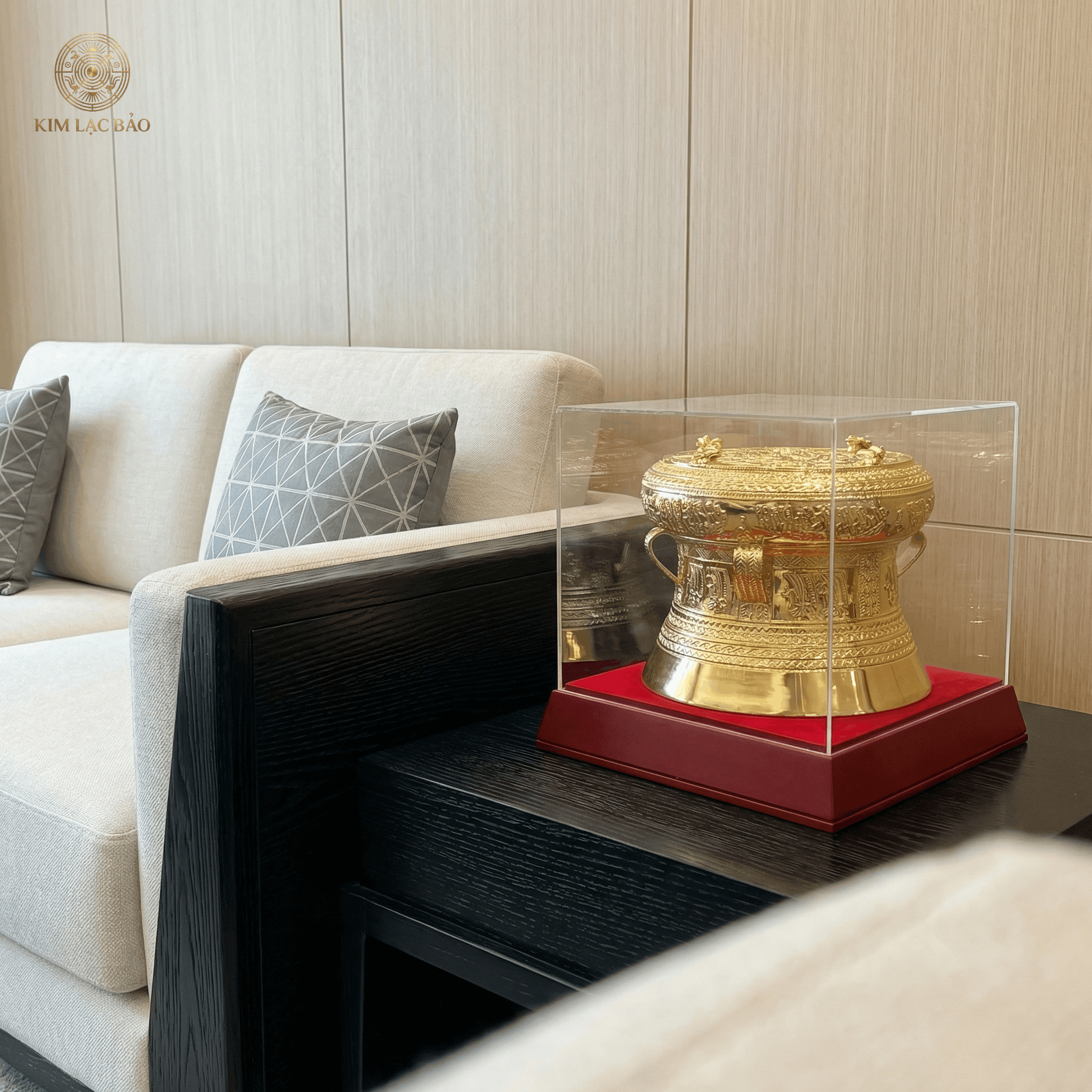 Quả trống đồng lưu niệm 20 cm