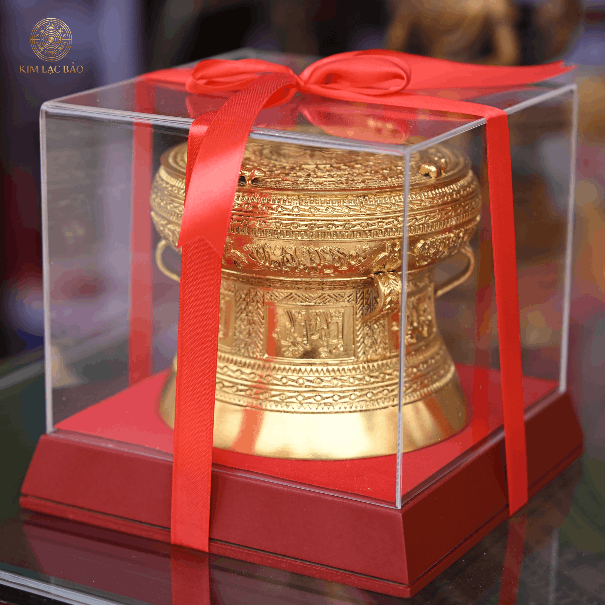Quả trống đồng lưu niệm 20 cm