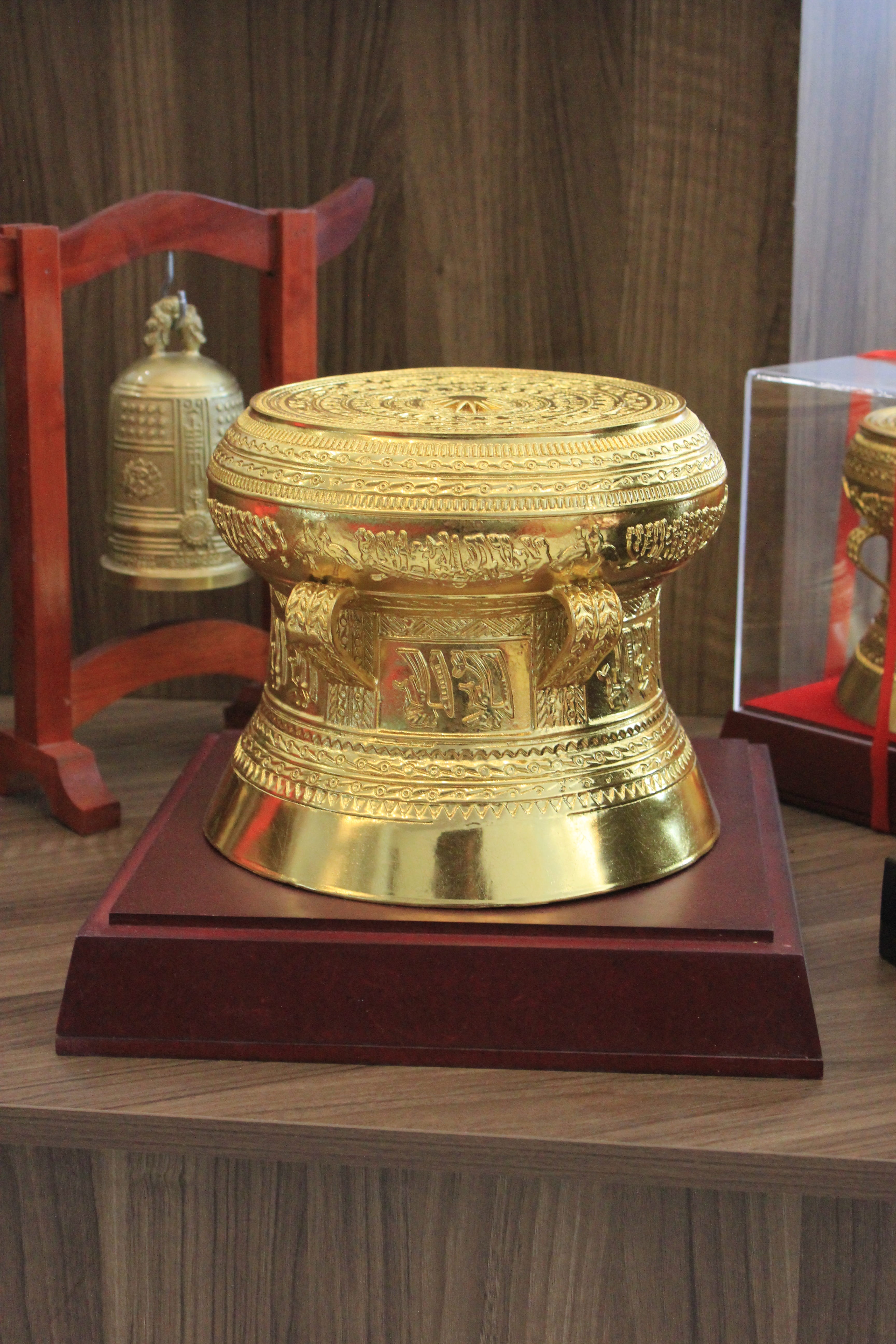 Quả trống đồng lưu niệm 25 cm