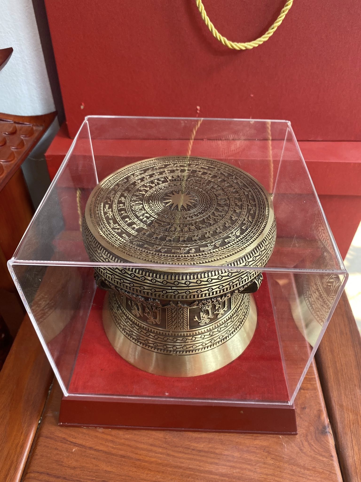 Quả trống đồng lưu niệm 25 cm