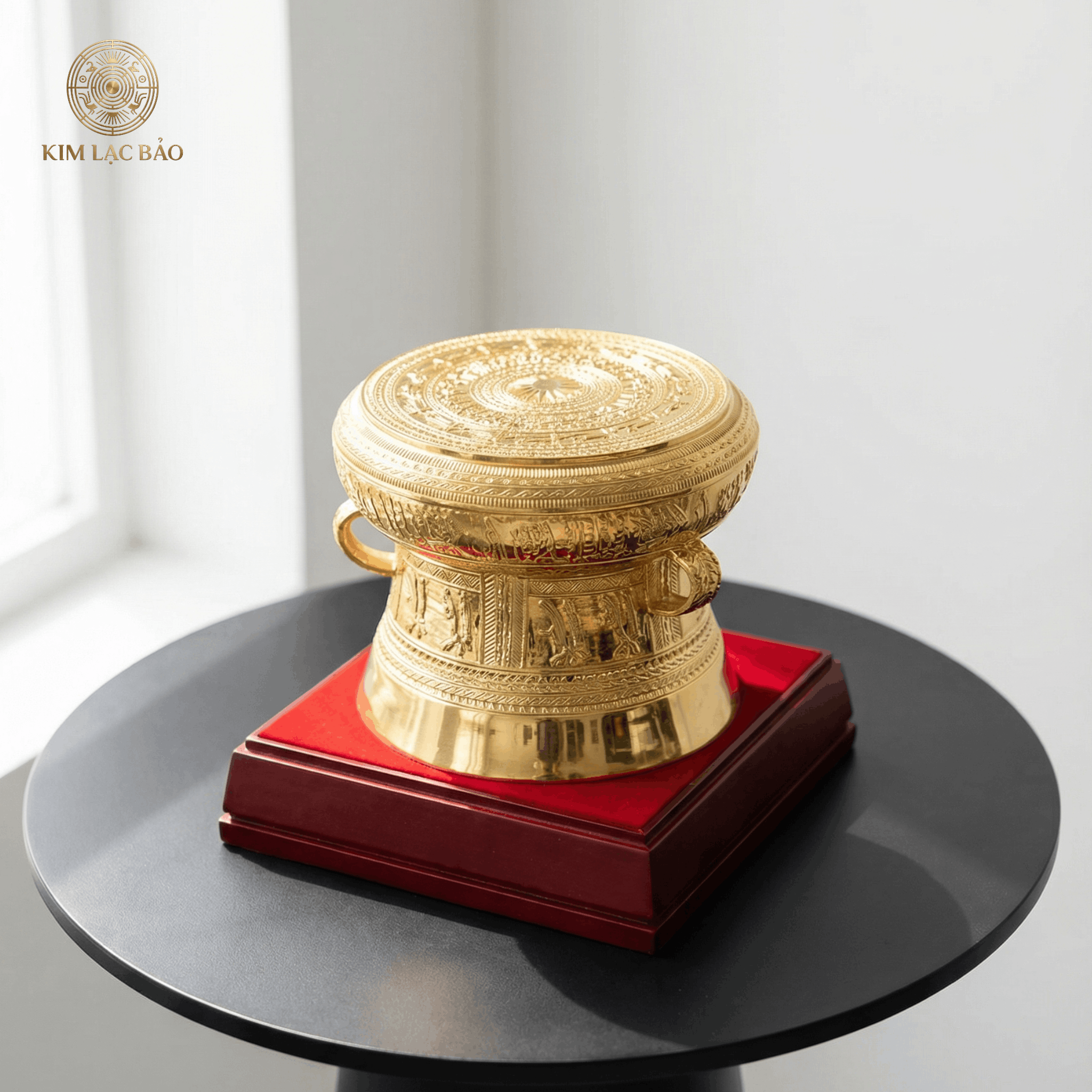 Quả trống đồng lưu niệm 25 cm