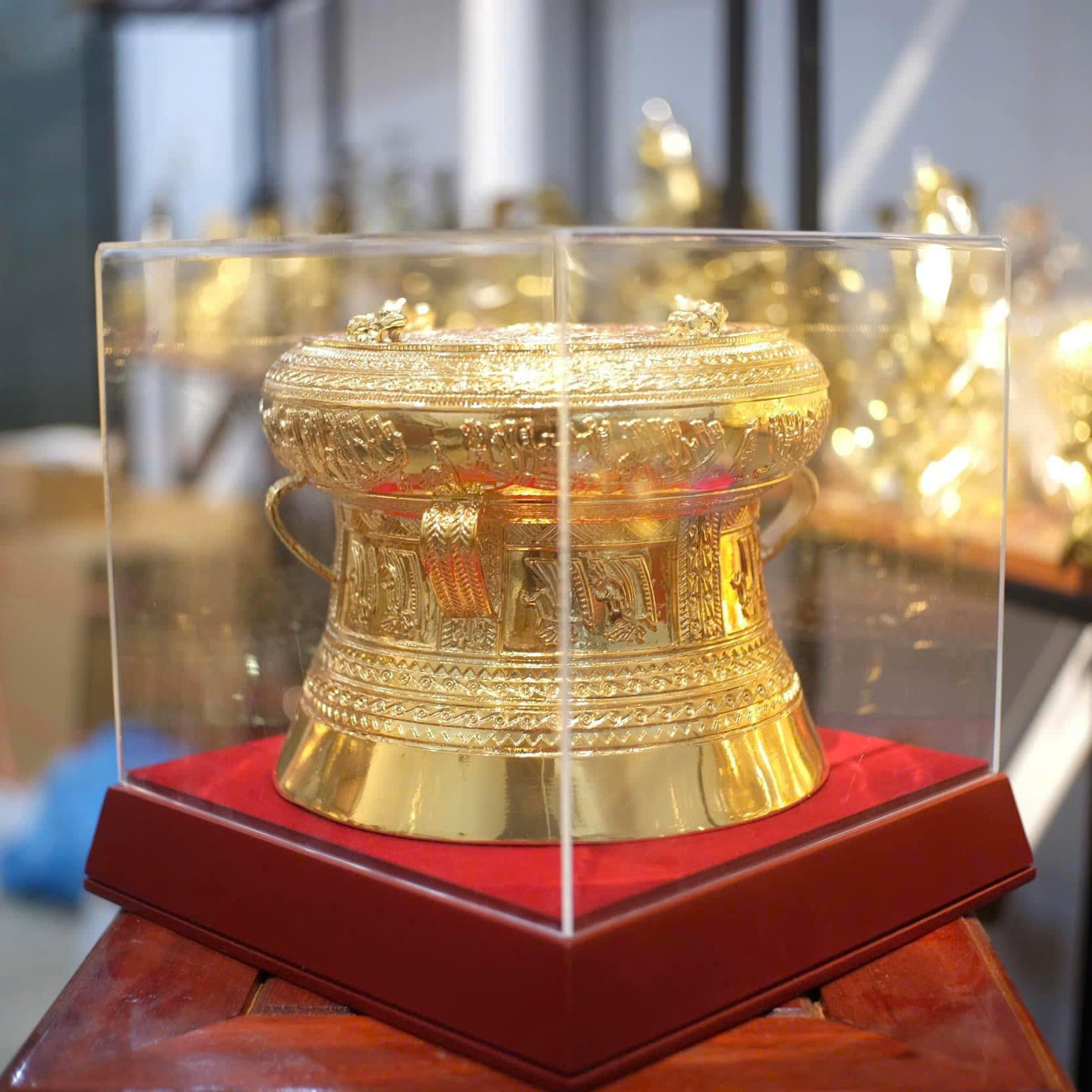 Quả trống đồng lưu niệm 30 cm