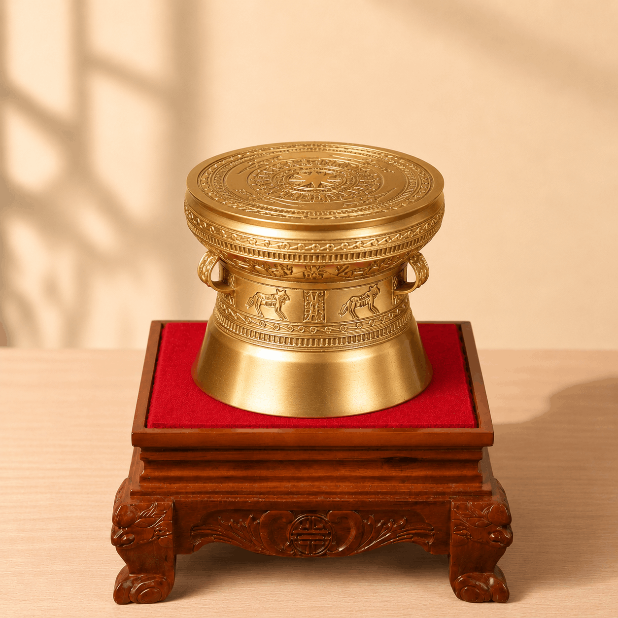 Quả trống đồng Ngọc Lũ 36 cm