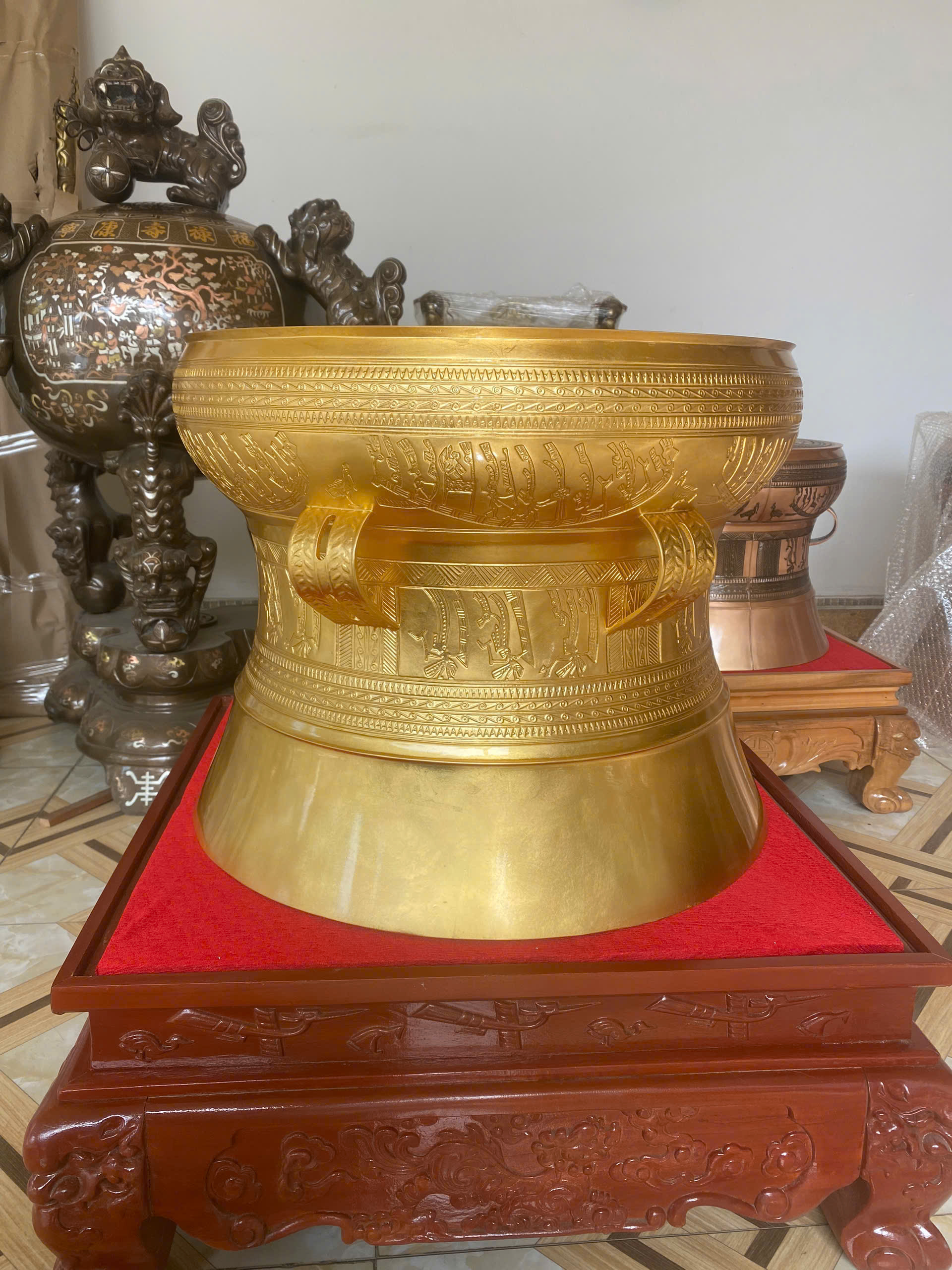 Quả trống đồng Ngọc Lũ 60 cm