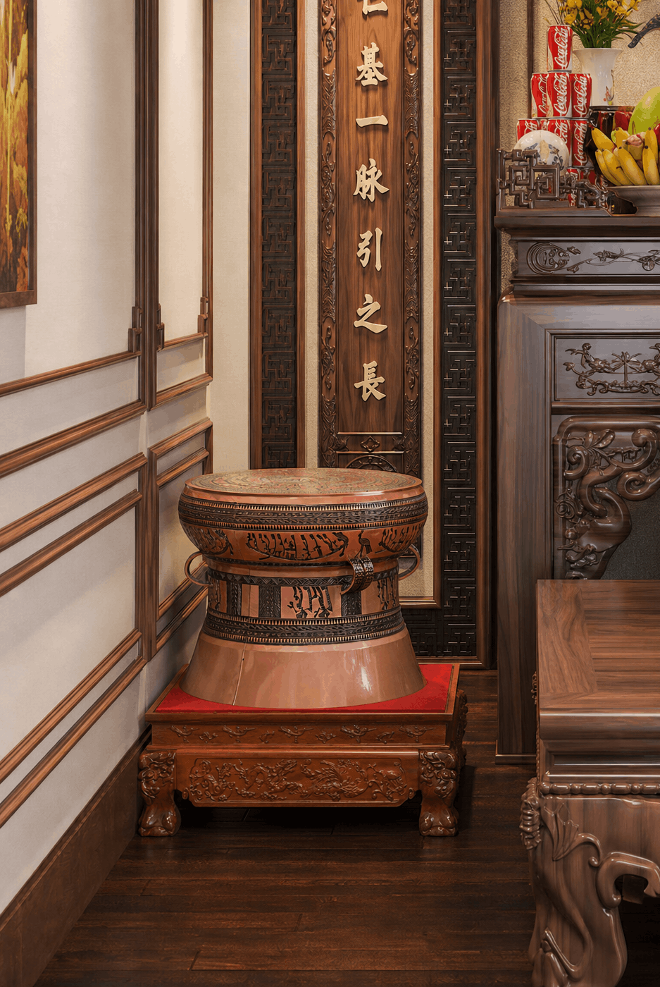 Quả trống đồng Ngọc Lũ 70 cm