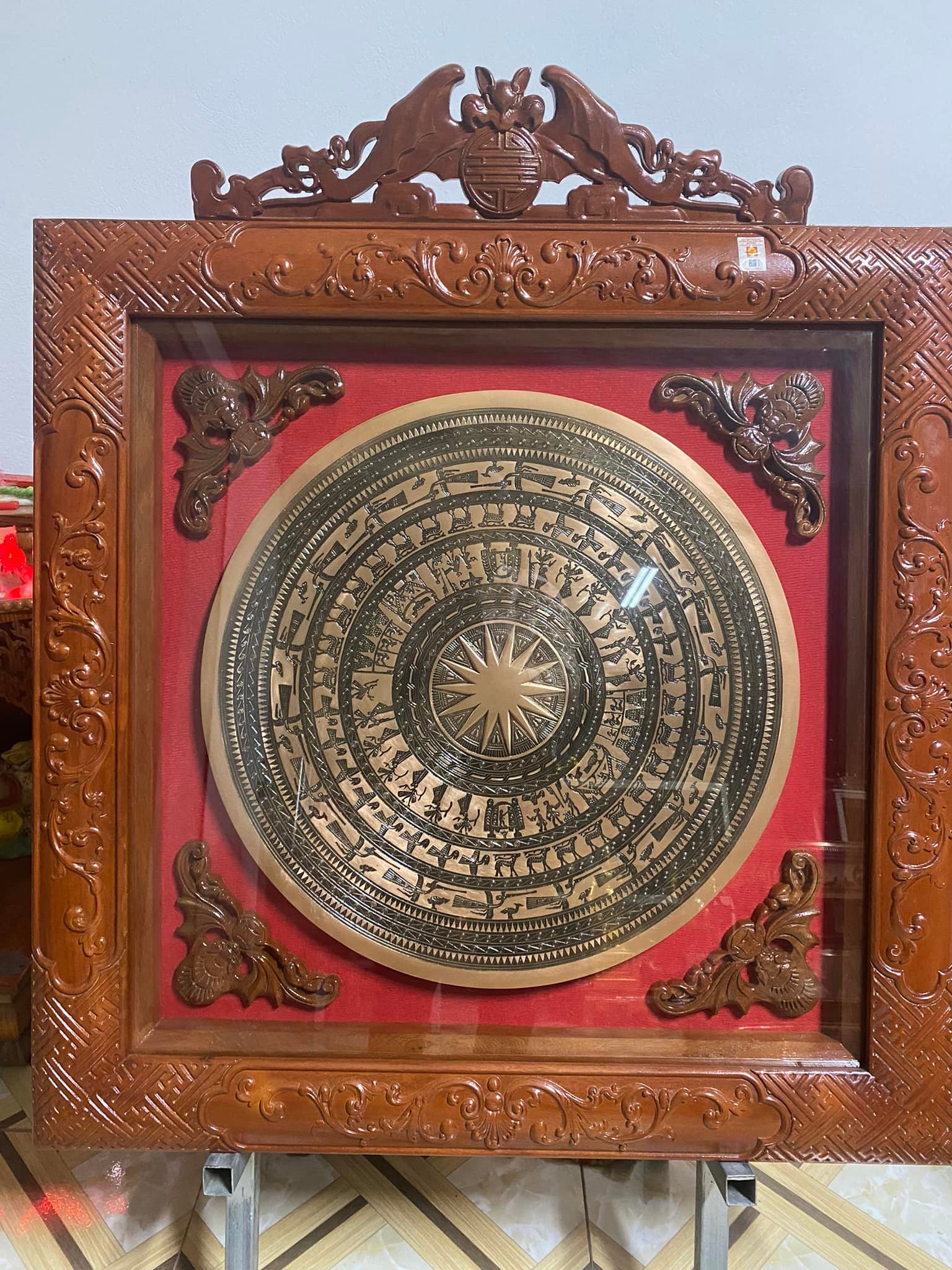 Tranh mặt trống đường kính 50cm